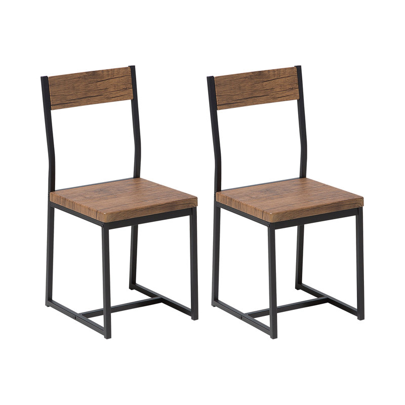 Borough Wharf Gentry Ladder Back Side Chair in Dark Brown Wayfair.co.uk